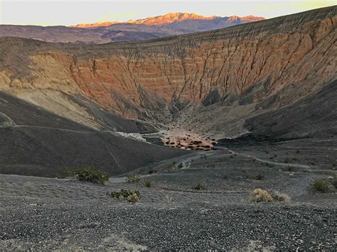 Ubehebe Crater And Little Hebe In Death Valley National Park