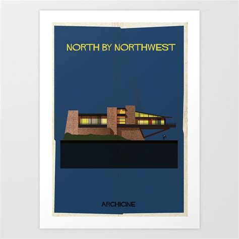 North by Northwest Directed by Alfred Hitchcock Art Print by federico ...