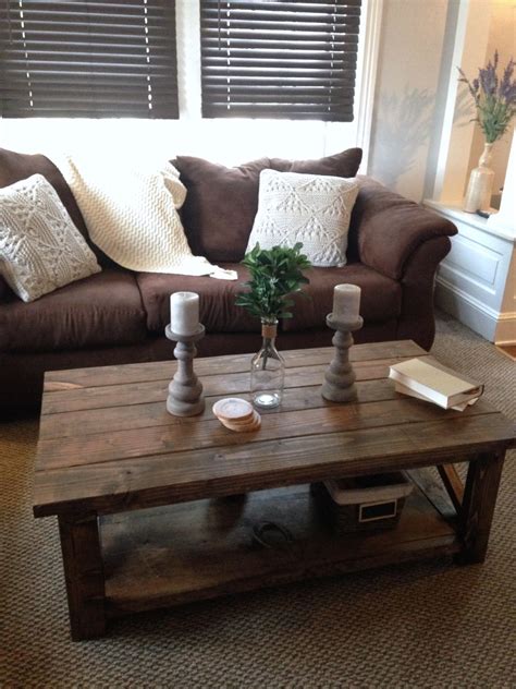 Ana White | DIY Rustic "X" Coffee Table - DIY Projects