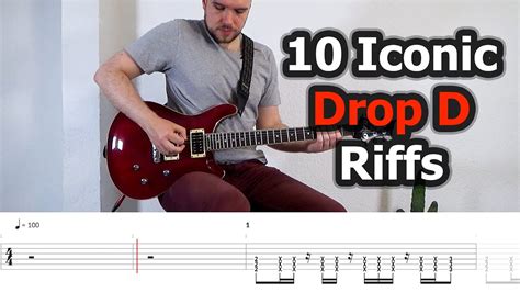 Video Thumbnail: 10 Iconic Drop D Guitar Riffs (with Tabs) - Metalheadrock