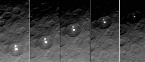 Bright spots on Ceres are signs of geological activity