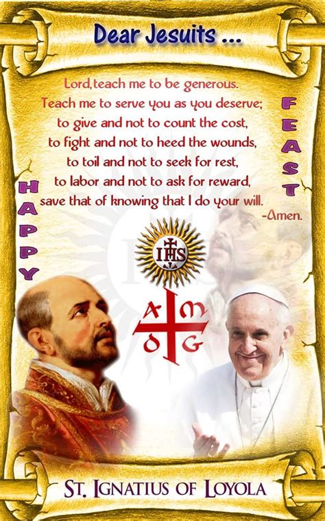 Happy Feast of St. Ignatius of Loyola