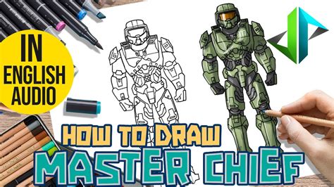 [DRAWPEDIA] HOW TO DRAW *NEW* MASTER CHIEF from HALO & FORTNITE SKIN ...