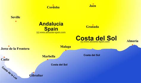 Costa del Sol Map