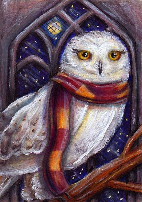 Pin by Sewer3 on Гарри Поттер | Harry potter painting, Harry potter owl ...