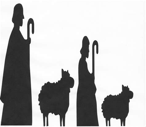 Nativity silhouette free nativity scene pictures clipart - WikiClipArt