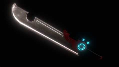 Futuristic Zanbato Sword - deep3dsea