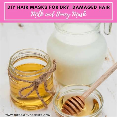 7 Simple DIY Hair Masks For Dry Damaged Hair - The Beauty Deep Life