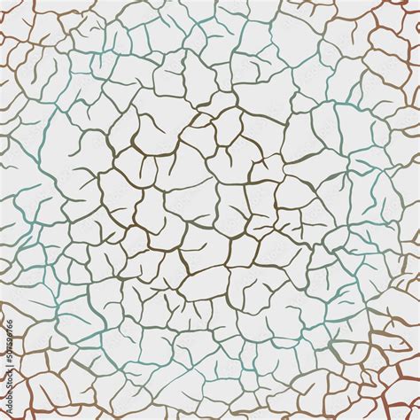 Cracks seamless pattern. Cracking background. Crack marble texture ...