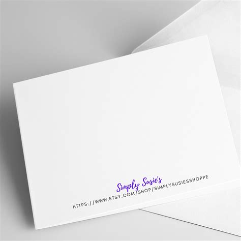 Personalized Thank You Note Cards Custom Thank You Cards With - Etsy