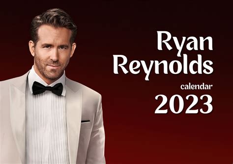 Ryan Reynolds 2023 Calendar Printable - Etsy Ireland