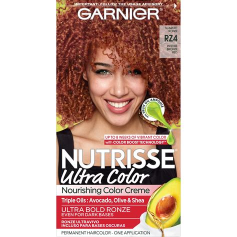 Garnier Nutrisse Ultra Color Nourishing Bold Permanent Hair Color Creme ...