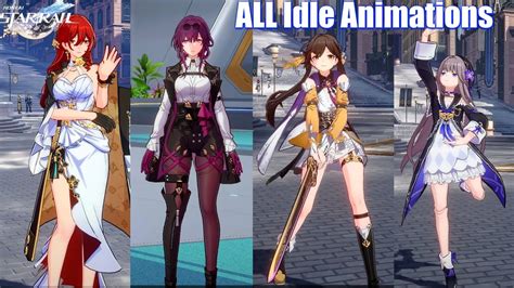 Honkai Star Rail - All Characters Idle Animations So Far (Closed Beta 2 ...