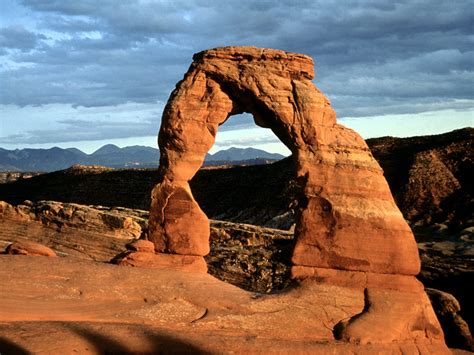 Delicate Arch Sunset, Arches National Park, Utah | Nature Desktop ...