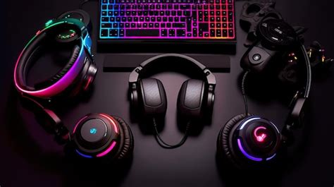 Premium AI Image | rgb customization rgb keyboard rgb lighting computer ...