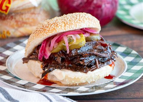 The Ultimate BBQ Brisket Sandwich {with Infographic} - Martin's Famous ...