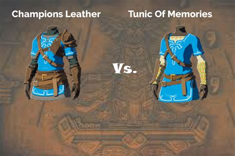 Tunic Of Memories Vs. Champions Leathers - Differences - The Nature Hero