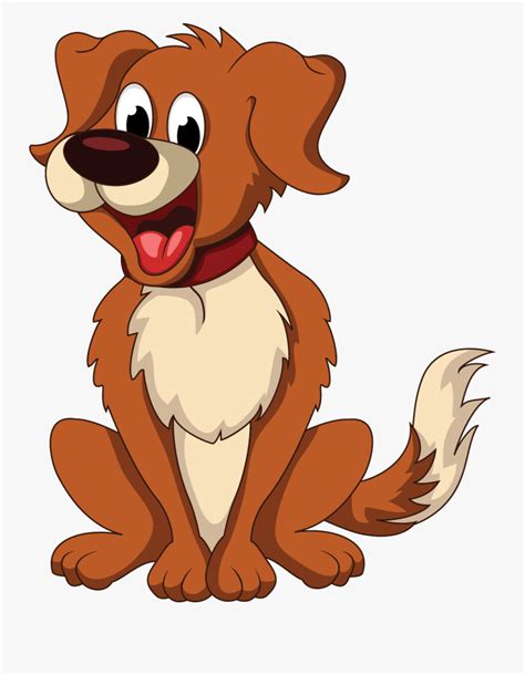 Sitting Dog Cartoon , Free Transparent Clipart - ClipartKey