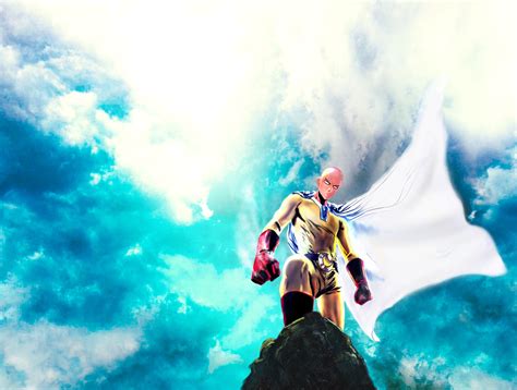 Powerfull Saitama One-Punch Man Wallpaper, HD Anime 4K Wallpapers ...