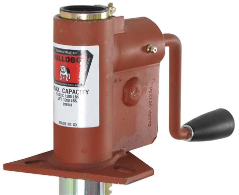 Bulldog Heavy-Duty, Rack-and-Gear Jack with Steel Wheel - A-Frame - 16 ...