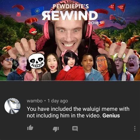 No one noticed the waluigi meme : PewdiepieSubmissions