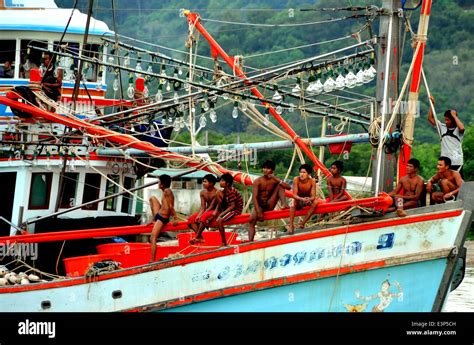 Fishing trawler crew hi-res stock photography and images - Alamy