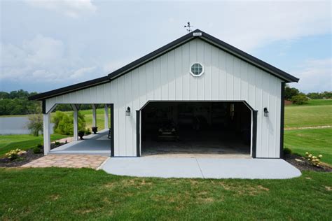 Pole Shed with Porch - Walters Buildings