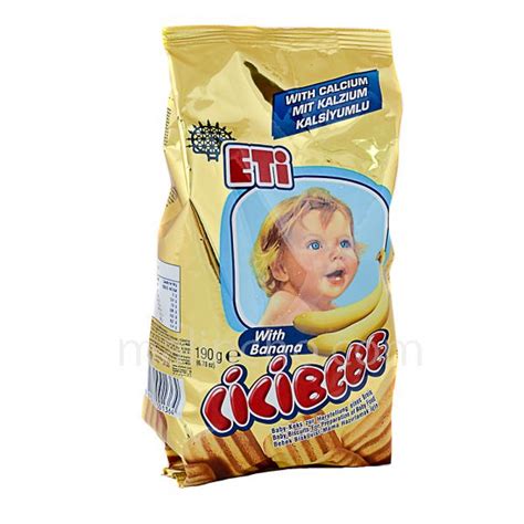 ETi Baby Banana Biscuits 190g