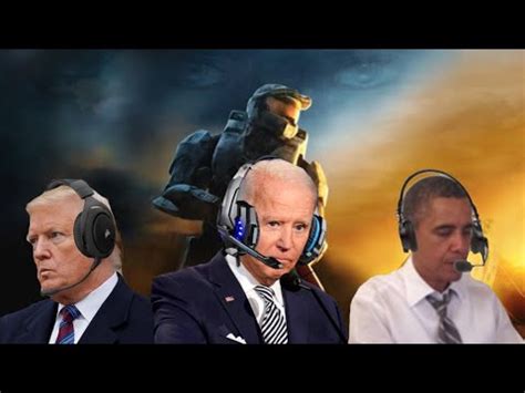 Gamer Presidents Debate Halo | AI Presidents Gaming / Biden and Trump ...