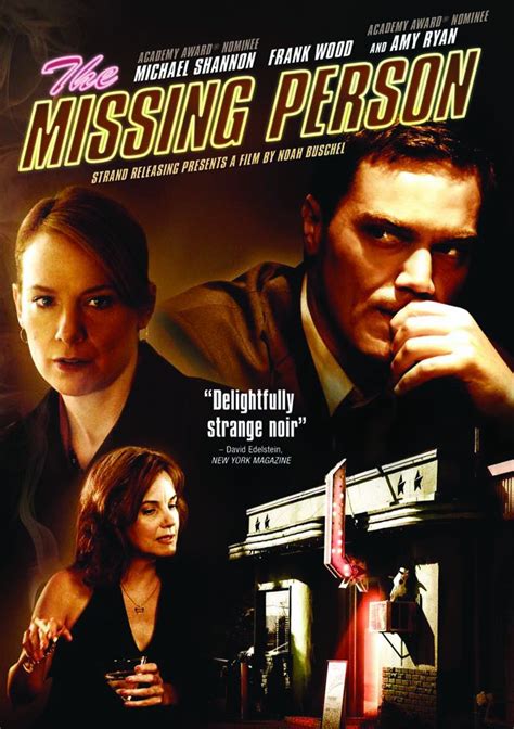 Amazon.com: The Missing Person : Michael Shannon, Frank Wood, Amy Ryan ...