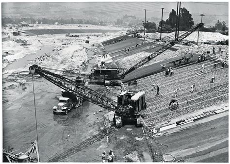 The Los Angeles River Flood Control, circa 1940. | Vintage LA ...