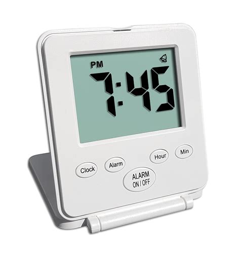 Buy Travelwey Digital Travel Alarm Clock - 12/24 Hour, Date, Snooze ...