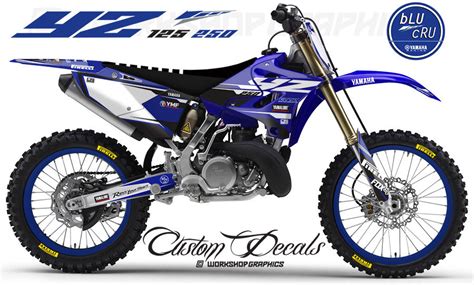 2018 YZ125 YZ250 BluCru MX Graphics kit