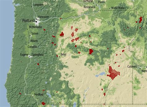 Northwest Fire Map