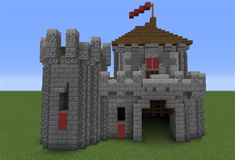 Small Castle - Blueprints for MineCraft Houses, Castles, Towers, and ...