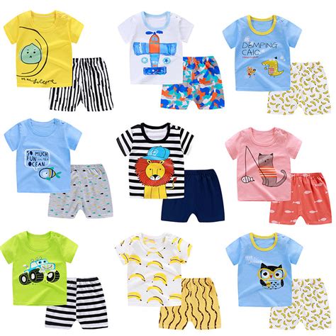 Baby Clothes Wholesale Infant Designer Clothes Short-Sleeved Suit ...