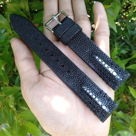 Stingray Watch Strap Double Diamond Black Color With Black - Etsy