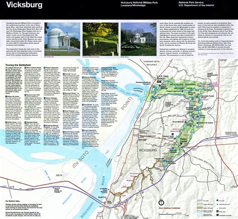 Park Maps and Brochure - Vicksburg National Military Park (U.S ...