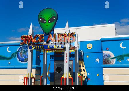 Space Aliens Cafe Bar Bismarck North Dakota USA Stock Photo - Alamy