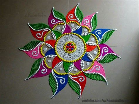 Pin by Garishma on Colorful Rangolis | Free hand rangoli design ...