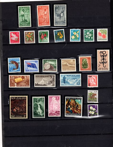 Mint New Zealand Stamp Collection - Etsy