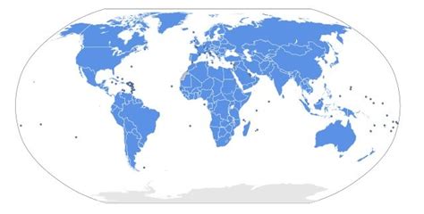 United Nations countries (list and map; 2024) - Learner trip