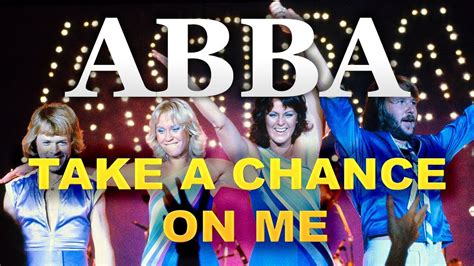 ABBA - Take A Chance On Me LYRICS Karaoke - YouTube