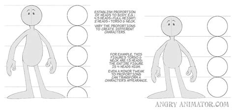 proportions of animated characters, model sheet | Animation, Animation ...