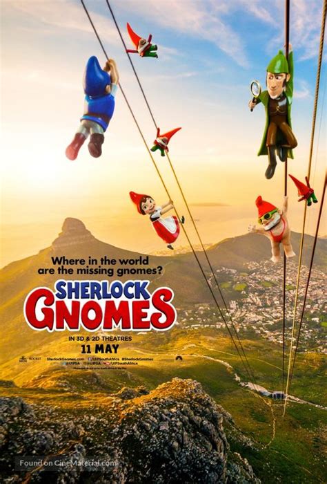 Sherlock Gnomes (2018) South African movie poster