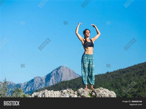 Girl Practices Yoga On Image & Photo (Free Trial) | Bigstock