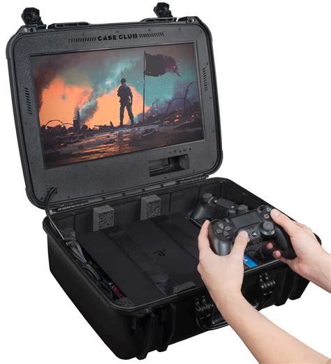 Case Club Waterproof PlayStation 4 Portable Gaming Case w/ Built in Monitor