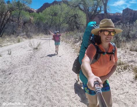 Backpacking the Escalante River Trail Girl on a Hike