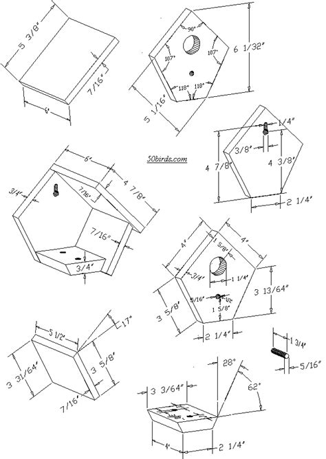 Swinging Wren Chickadee Birdhouse Plans - 70birds