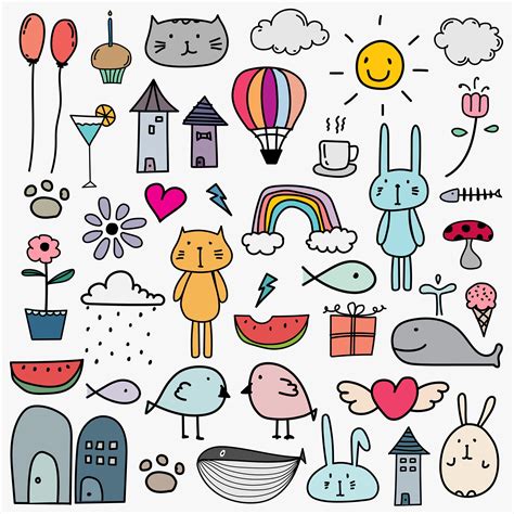 Doodle Clipart Kids